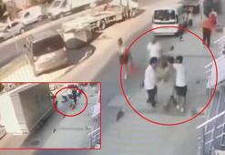 Küçükçekmece'de güpegündüz gasp girişimi kamerada