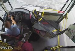 Bakırköy'deki TIR kazası İETT otobüsü kamerasında