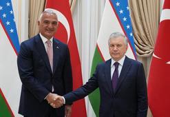 Bakan Ersoy, Özbekistan Cumhurbaşkanı Mirziyoyev ile görüştü
