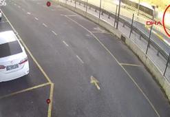 Küçükçekmece'deki metrobüs kazasının güvenlik kamerası görüntüleri ortaya çıktı