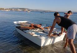 Erdek'te tatilciler için 'deniz pastanesi'