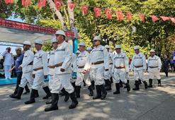 Zonguldak’ta 30 Ağustos kutlamalarında madenciler yürüdü