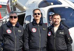 Orgeneral Çardakcı ve Haluk Görgün, Gökbey helikopteriyle uçtu
