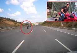 Kabin amirinin öldüğü motosiklet kazasının kamera görüntüleri ortaya çıktı