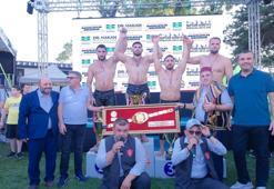 VAR'a gidilen 19'uncu Kocasinan Yağlı Güreşleri'nde Erkan Taş başpehlivan oldu
