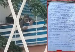 Evi terk eden eşiyle görüşmek için 'Mahalleyi havaya uçururum' yazılı not bıraktı