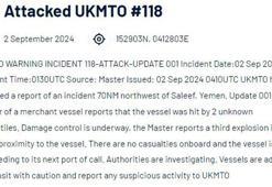 Kızıldeniz’de ticari gemi vuruldu