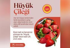 Hüyük çileğine AB tescili
