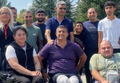 Milli atıcı Yusuf Dikeç'ten gazilere moral ziyareti