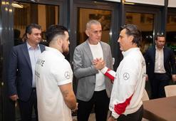 TFF Başkanı Hacıosmanoğlu, A Milli Futbol Takımı ile yemekte buluştu