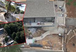 Vaniköy'deki kaçak yapıların yıkımı başladı