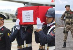 Şehit uzman çavuş, son yolculuğuna uğurlandı