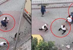 Sultangazi'de nakliyecilerle müşteri arasındaki sopalı, keserli kavga kamerada: 5 yaralı