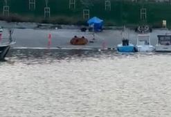 Arnavutköy'de denizde bulunan demir parçasının içinden patlayıcı çıktı