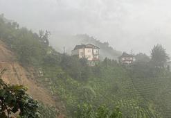 Rize'de sağanak, heyelan ve taşkınlara neden oldu