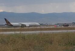 Hindistan yolcu uçağı bomba ihbarı üzerine Erzurum’a zorunlu iniş yaptı