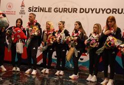 Golbol Kadın Milli Takımı, altın madalyayı Gazzeli şehitlere armağan etti