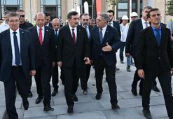 Yılmaz, KKTC Cumhurbaşkanlığı ve Cumhuriyet Meclisi inşaatlarını gezdi