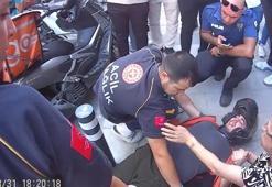 Avcılar'da motokurye kaza yaptı; arkadaşları seferber oldu