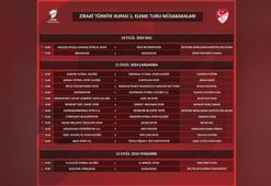 Ziraat Türkiye Kupası 1'inci Tur maçları bugün başlayacak