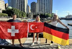 Deniz Kayadelen, Hudson Nehri’ni 7 saat 58 dakikada yüzerek Türkiye rekorunu kırdı