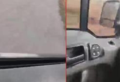 12 yaşındaki sürücü, kendi yaptığı kazayı görüntüledi