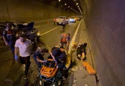 Bolu Dağı Tüneli'nde kaza; 3 yaralı