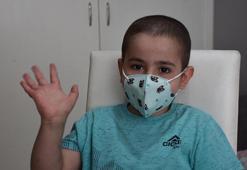4 yılda iki kez lösemiye yakalanan Sidar, okuluna kavuşacağı günü bekliyor