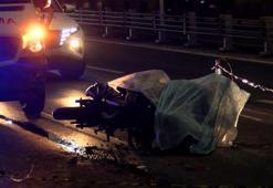Haliç Köprüsü'nde motosiklet yol temizleme aracına çarptı: 1 ölü