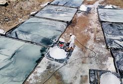 1700 rakımlı ilçede asırlardır geleneksel yöntemlerle doğal tuz üretimi