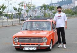 Klasik otomobile ‘zıplama'lı modifiye