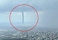 Hatay’da yağış sonrası hortum çıktı