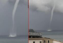 Giresun açıklarında hortum oluştu