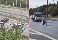 Sultangazi TEM Otoyolunda yürüdü; ölüme davetiye çıkardı