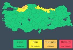 AFAD, 2 ile turuncu, 5 ile sarı kodlu yağış uyarısı yaptı