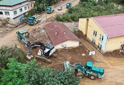 Trabzon’da selin bilançosu; 1 ölü, 121 iş yeri, 25 konut ve 125 dekar arazide hasar