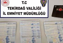 Tekirdağ'da piyasaya sahte para süren 3 şüpheli yakalandı