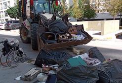 Evden 1 kamyon çöp çıktı