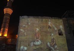 'Ankara Manzarası' tablosu, Augustus Tapınağı'nda projeksiyon ile sergilendi