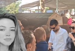 Sosyal medya fenomeni Kübra Aykut toprağa verildi; cenazeye Dilan-Engin Polat çifti de katıldı