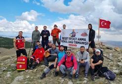 Kırşehirli dağcılar, Neşet Ertaş'ı Gönül Dağı'nda andı