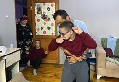 Riskli olduğu için ameliyat edilemeyen Taha yürüyemiyor