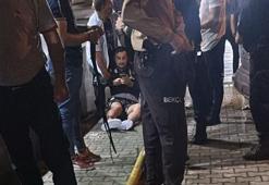 Eski milli futbolcu Serhat Akın'a saldırı kamerada