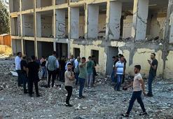 Ağır hasarlı binada 2'nci kattan düşüp öldü