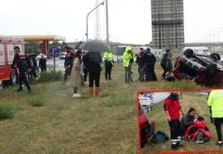 Anadolu Otoyolu'nda yağmur kazaları: 7 yaralı