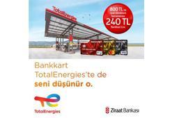 TotalEnergies İstasyonları’nda 240 lira bankkart lira hediye