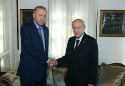 Cumhurbaşkanı Erdoğan, Bahçeli ile görüştü
