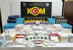 Raporlu hastalar adına alınan ilaçları sigortasız kişilere satan şebekeye operasyonda 19 gözaltı