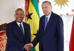 Cumhurbaşkanı Erdoğan, Sao Tome ve Principe Demokratik Cumhuriyeti Başbakanı Patrice Emery Trovoada'yı kabul etti