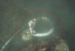 Gönüllü dalgıçların su altı temizliğinde denizden klozet çıktı